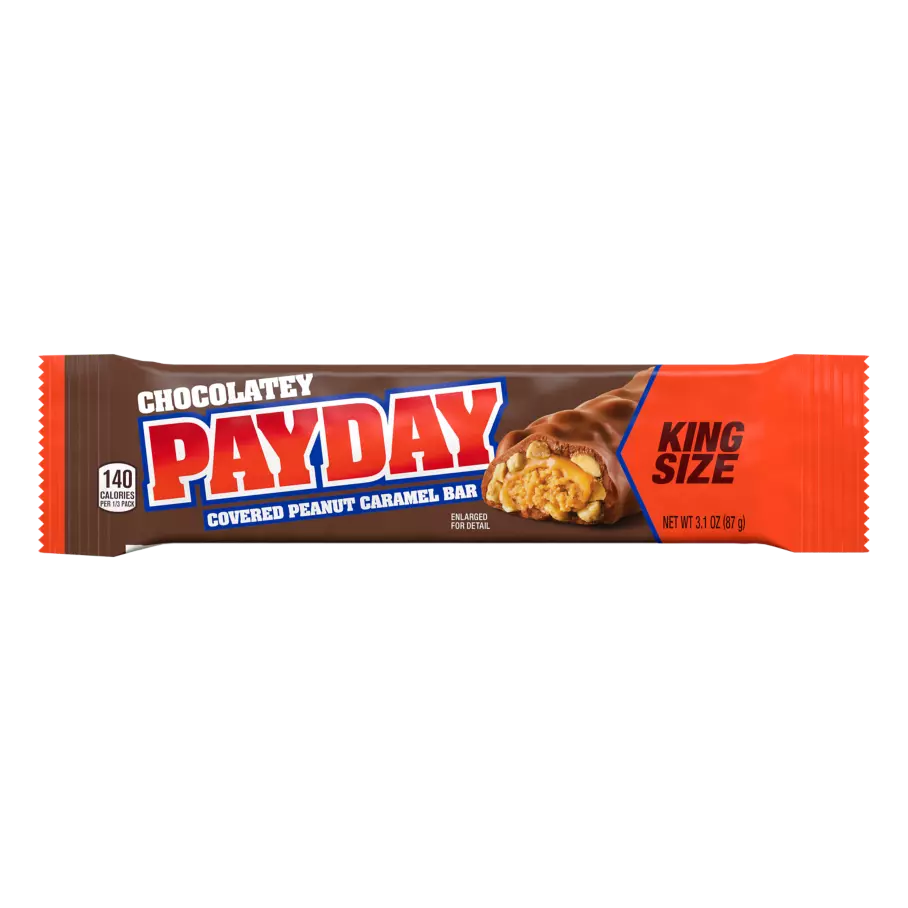 Hersheys Payday Peanut Caramel Chocolate King size - 84g