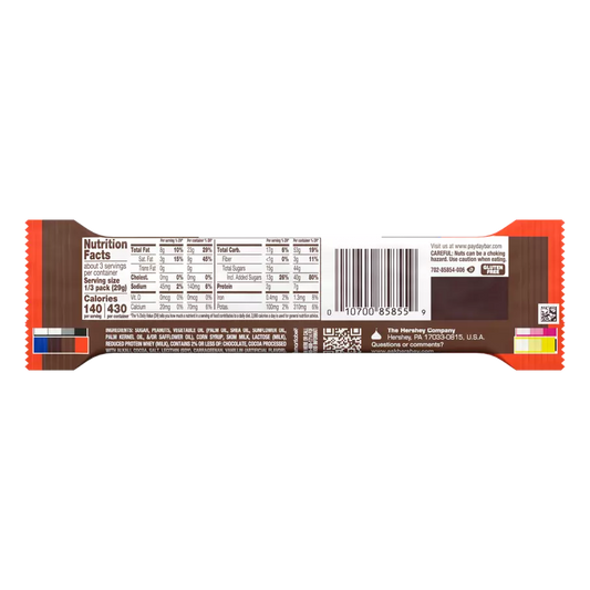 Hersheys Payday Peanut Caramel Chocolate King size - 84g