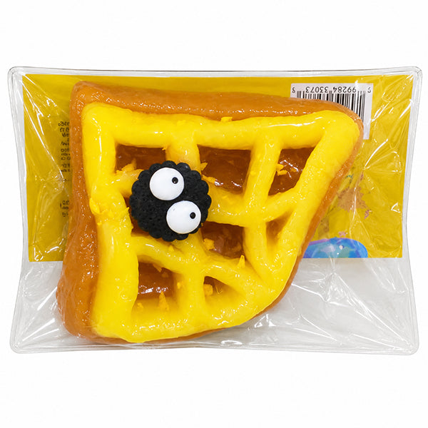 Halloween Squishy Toy Waffle with EyesCharm , Medium - 60g
