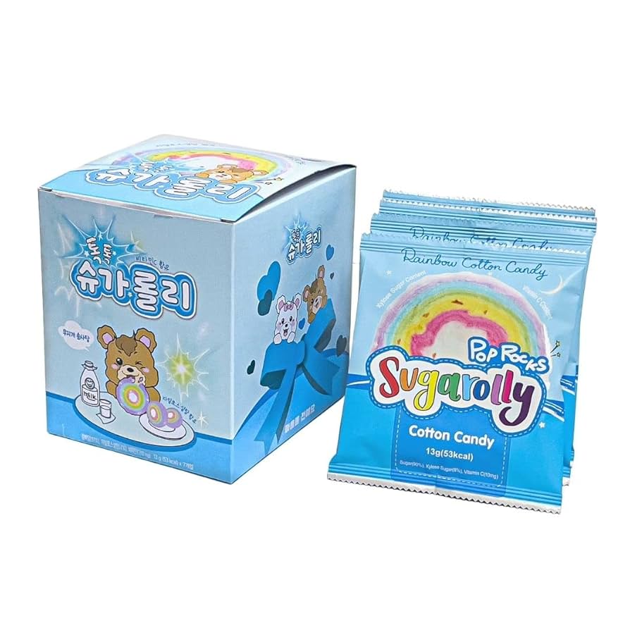 Sugarolly Popping Cotton Candy- 10g
