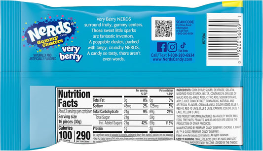 Nerds Gummy Clusters Very Berry - 85g
