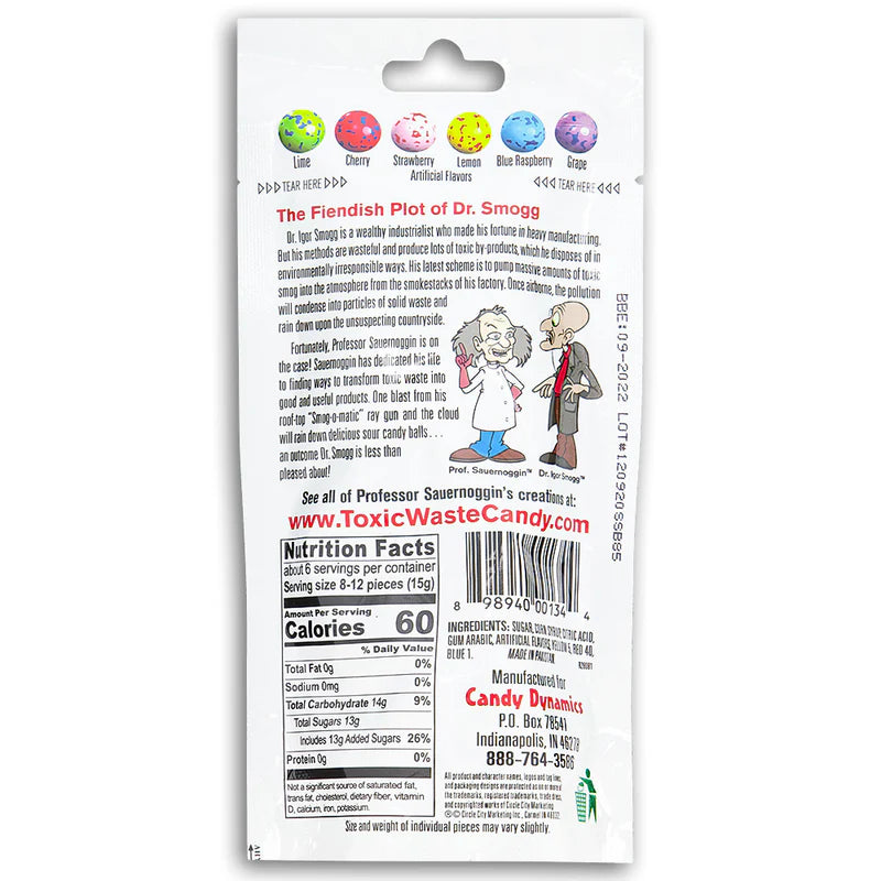 Dr. Sour Smog Balls - 85g