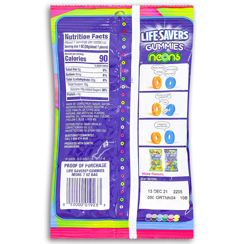 Lifesavers Gummies Neon - 198g