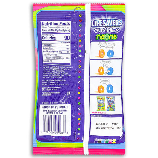 Lifesavers Gummies Neon - 198g