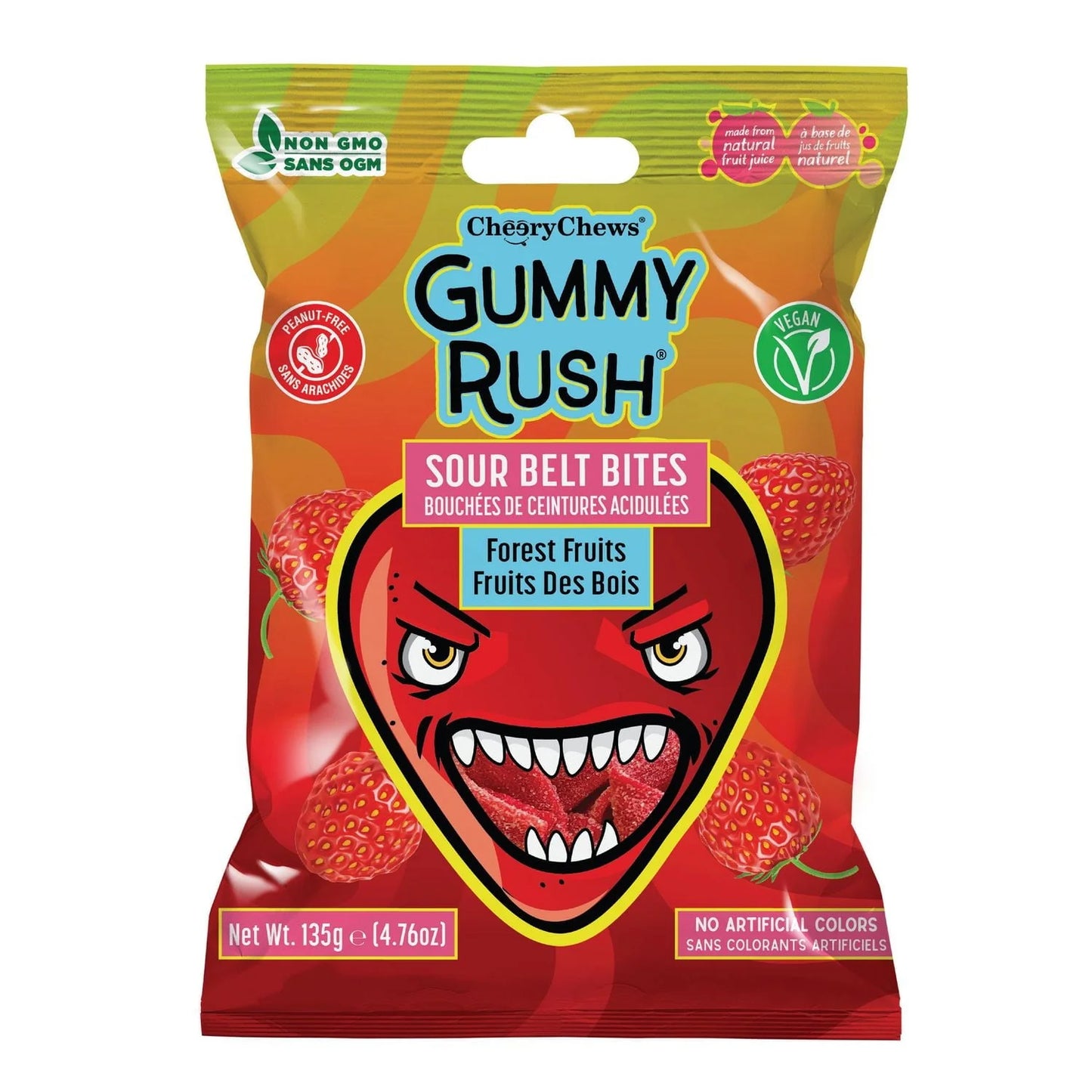 Gummy Rush Sour Belts (Halal) - 60g