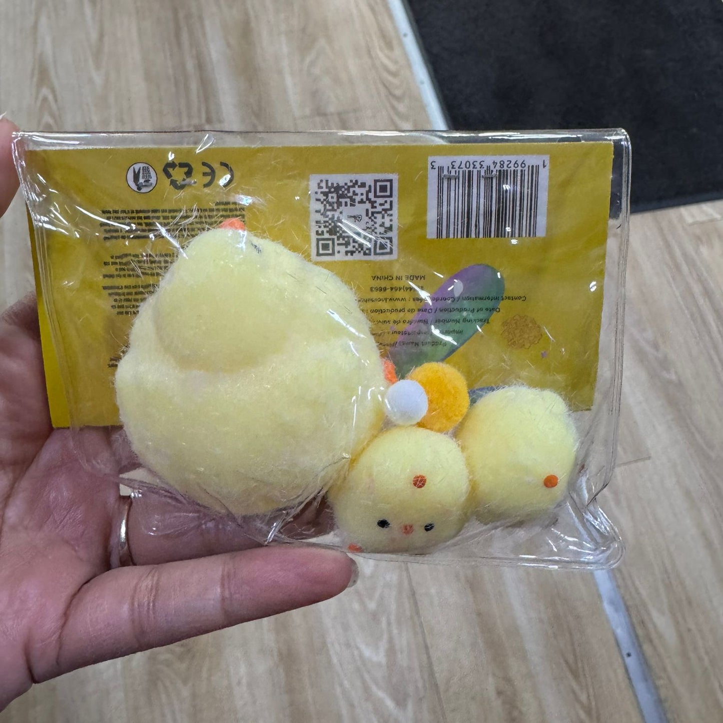 Yellow Chick with Baby Squishy Toy , Medium - 60g