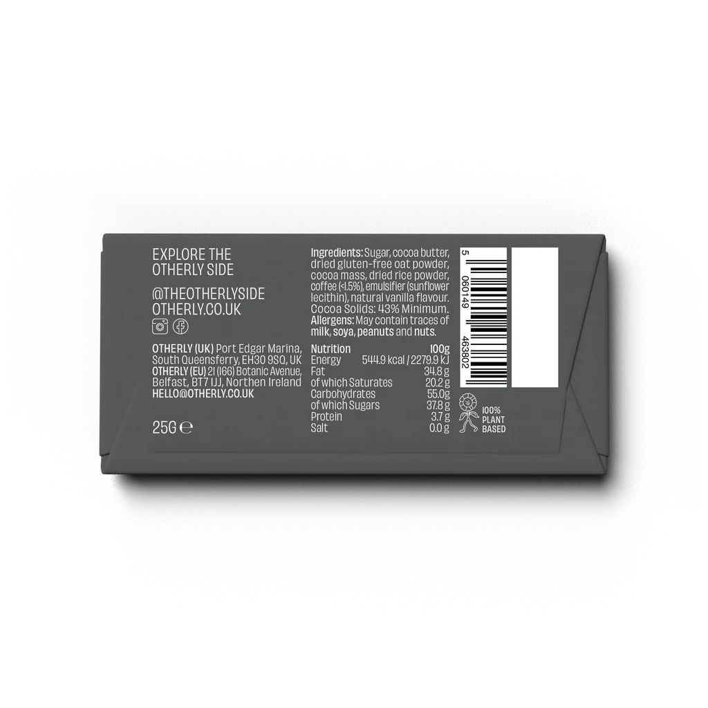 Otherly Plain Oatmilk Chocolate , Plant Based - 25g