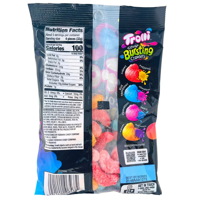 Trolli Sour Bursting Crawlers - 120g