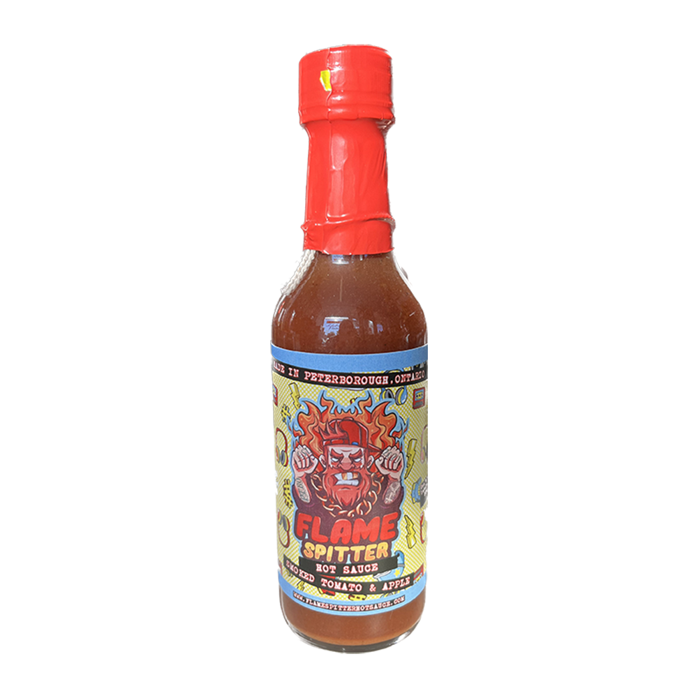 Flame Spitter Mild Hot Sauce,Smoked Tomato & Apple - 5ox