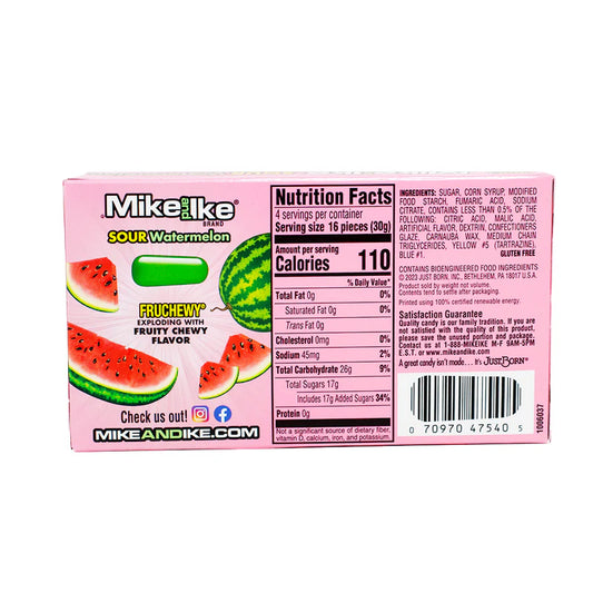 Mike and Ike Sour Watermelon - 120g