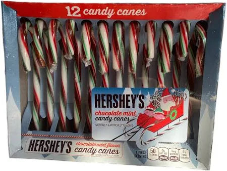 Hershey's Chocolate Mint Candy Canes - Christmas - 150g