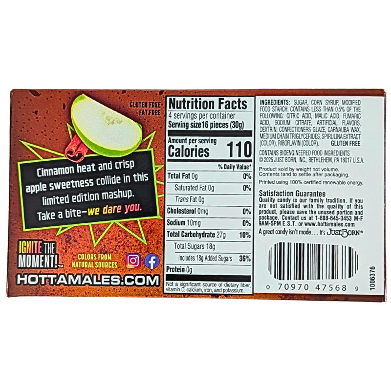 Hot Tamales Cinnamon Apple Fall Theatre Pack - 4.25oz