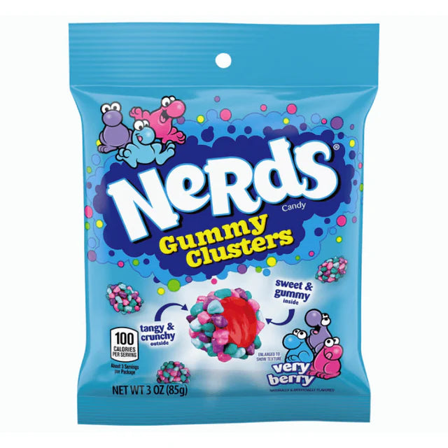 Nerds Gummy Clusters Very Berry - 85g