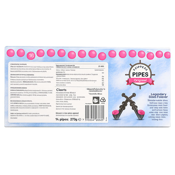 Skippers Licorice Pipes - 272g