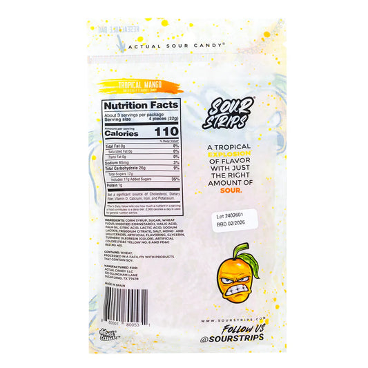 Sour Strips Tropical Mango - 96g