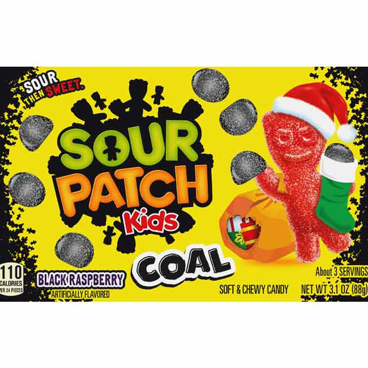 Sour Patch Lump of Coal Theatre Box - Christmas - 3oz