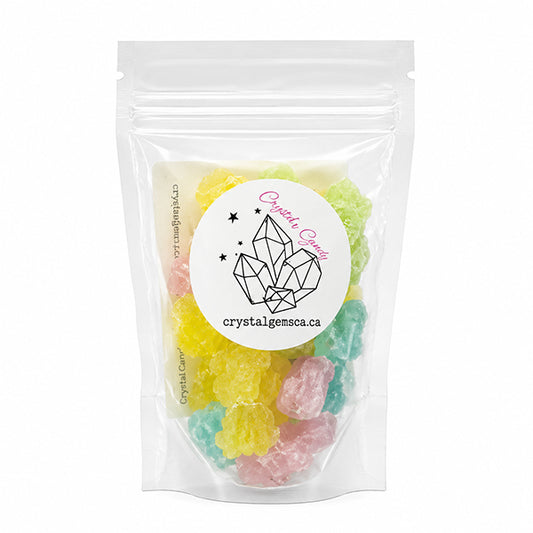 Silky Gems Crystal Candy Rainbow Gummy Bears-52g