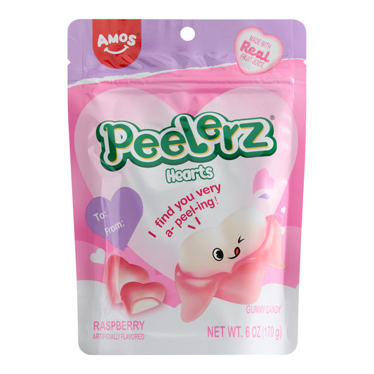 Amos Peelerz Hearts Gummy -6oz