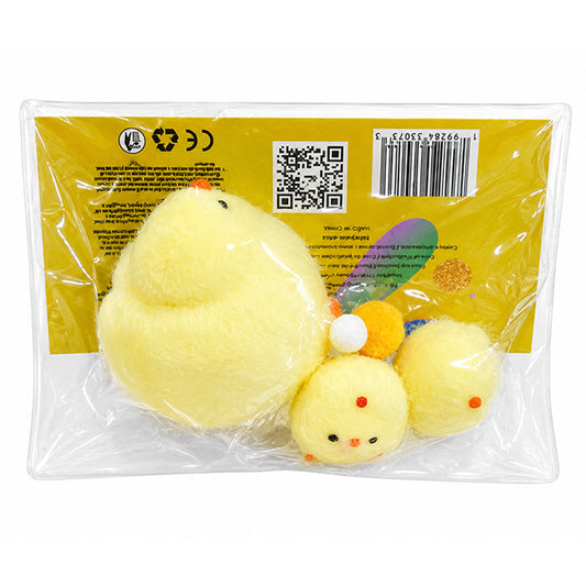 Yellow Chick with Baby Squishy Toy , Medium - 60g