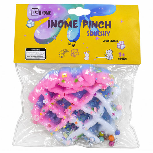 Waffle Glitter Squishy Toy,Medium- 60g