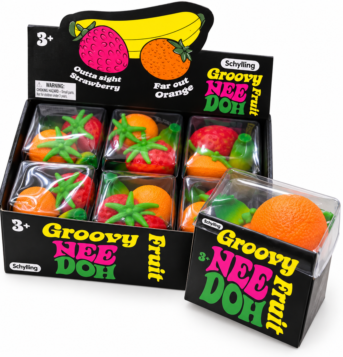 NeeDoh Groovy Fruit