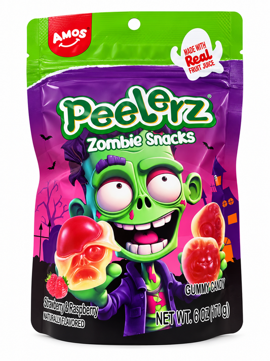 Amos Halloween Peelerz Zombie Snacks - 6oz