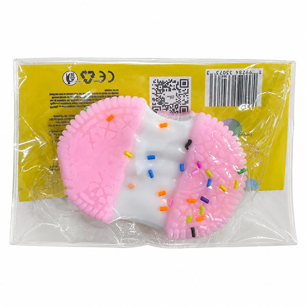 Pull Out Oreo Squishy Toy , Medium, Pink - 60g