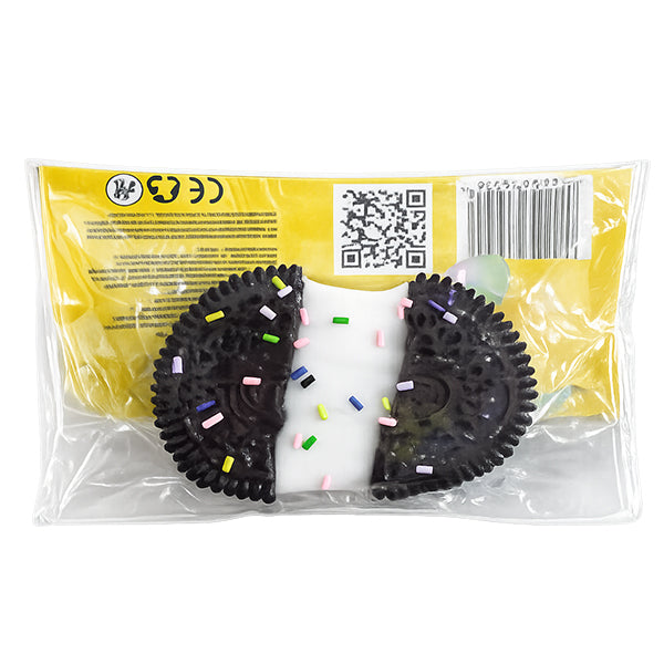 Pull Out Oreo Squishy Toy , Medium, Black - 60g