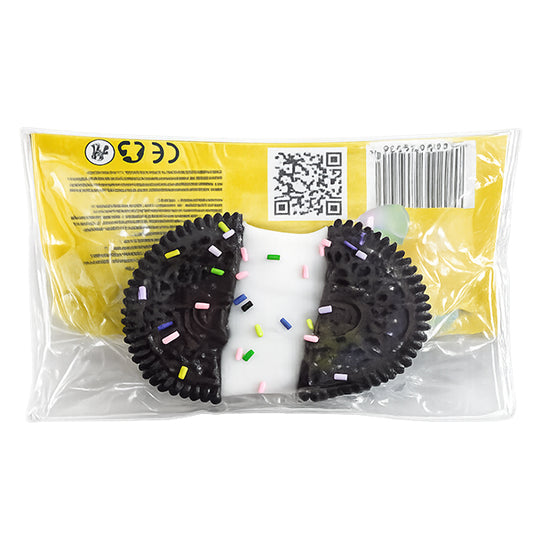 Pull Out Oreo Squishy Toy , Medium, Black - 60g