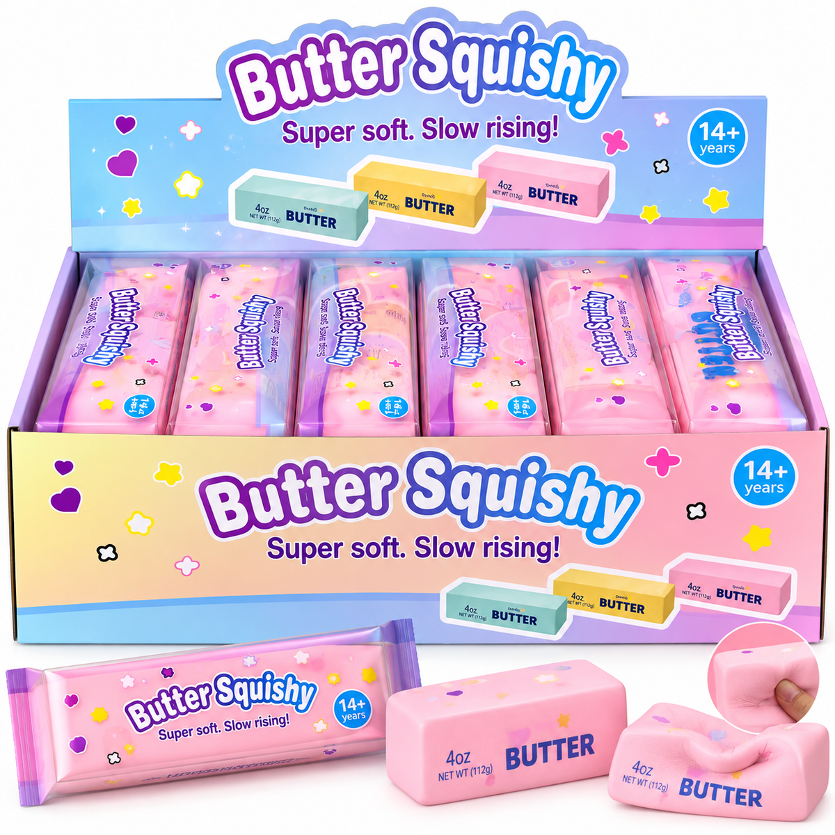 Butter Squishy Toy