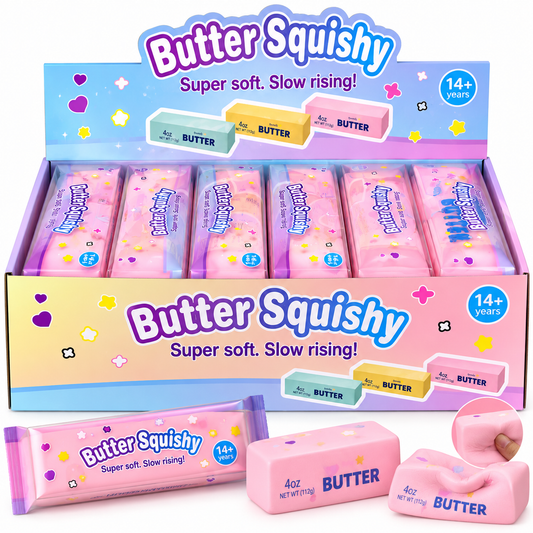 Butter Squishy Toy