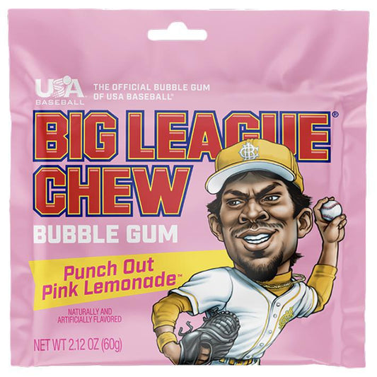 Big League Chew Pink Lemonade - 60g