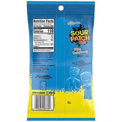 Sour Patch Kids  Blue Raspberry -102g