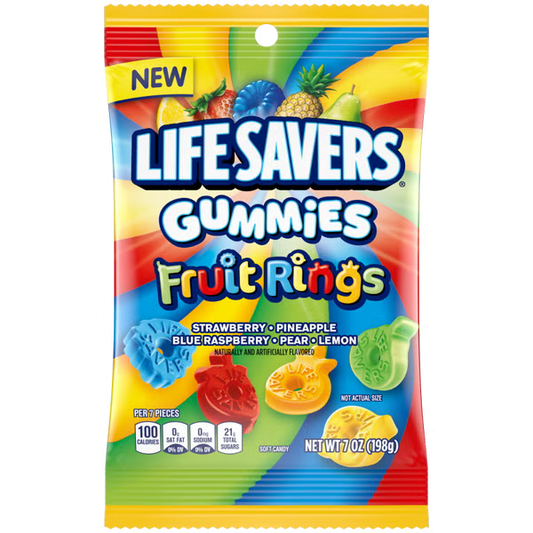 Lifesavers Gummies Fruit Rings -198g
