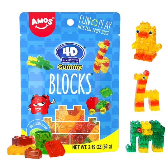 4D Gummy Blocks -7oz