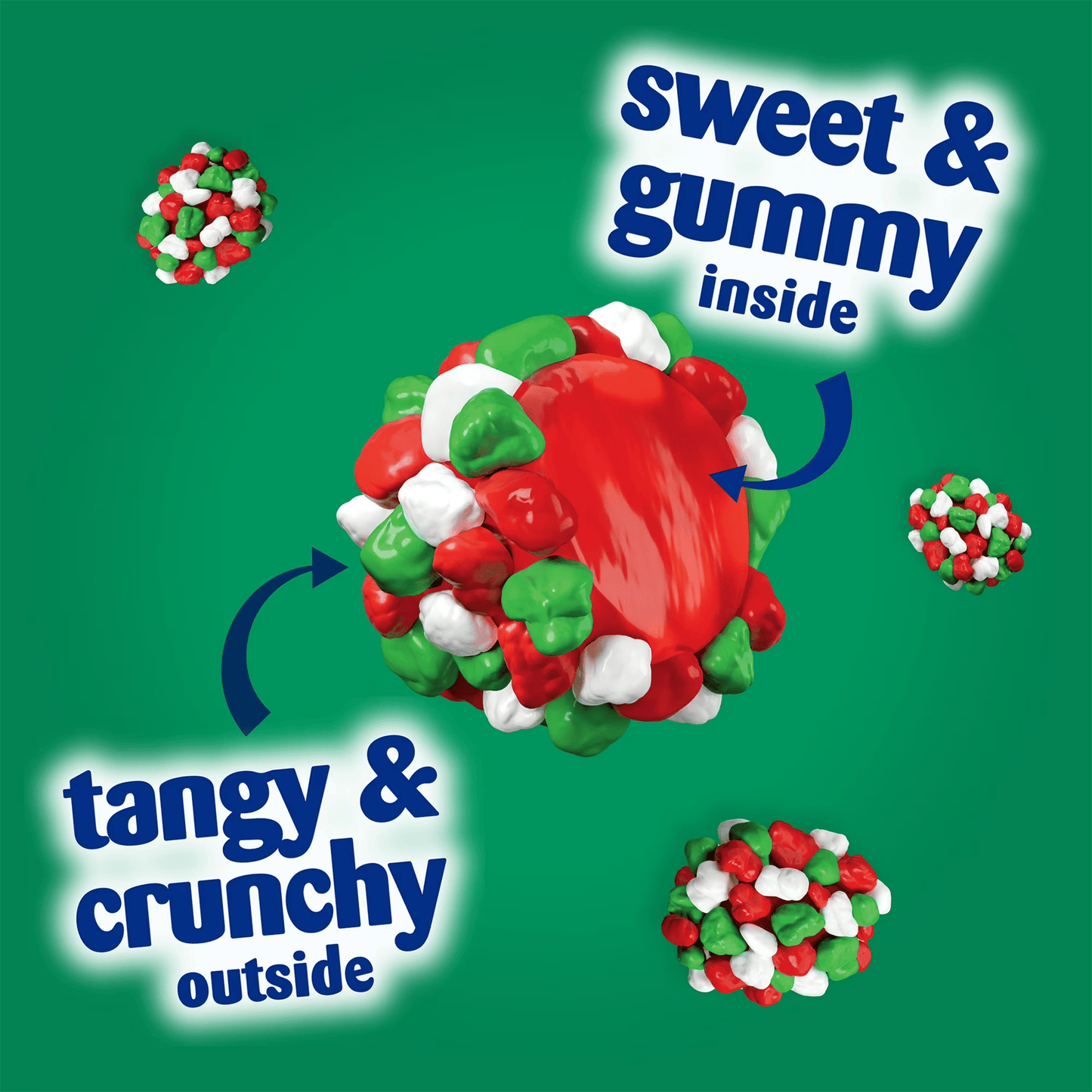 Nerds Holiday Gummy Clusters Stand Up Pouch - Christmas - 226g