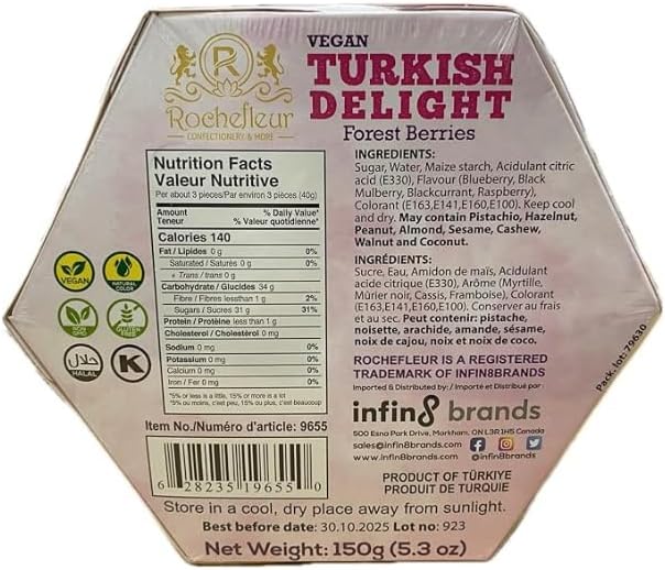 Turkish Delight Forest Berries - 150g