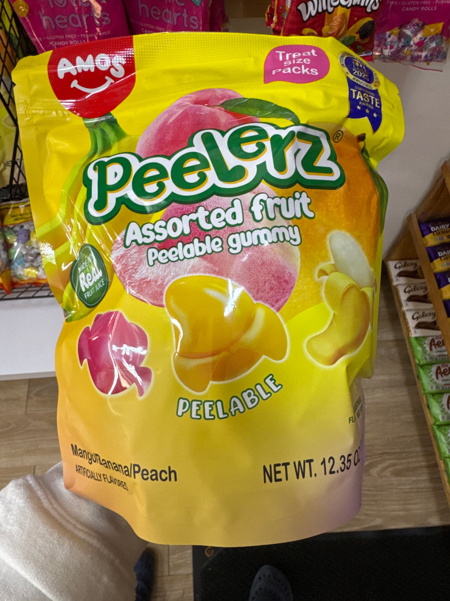 Peelers Assorted Fruit Treat Size Pks- 350g