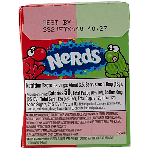 Nerds Watermelon & Cherry - 46g