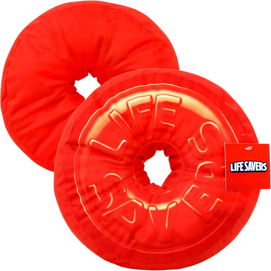 Lifesavers Round Pillow - Red - 5oz