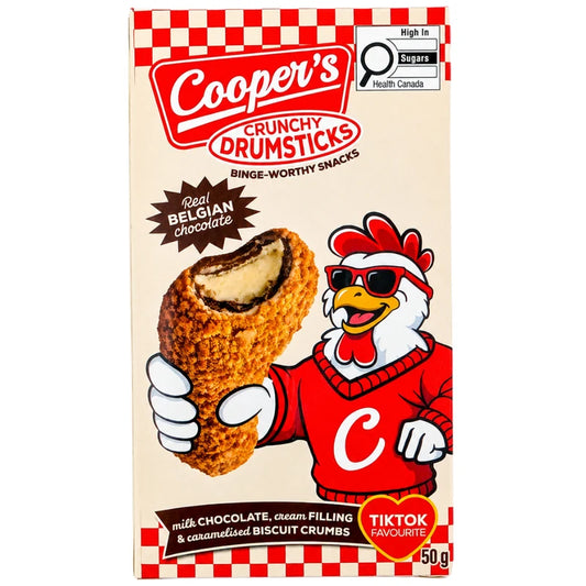 Cooper's Crunchy Drumsticks Chocolate - 50g