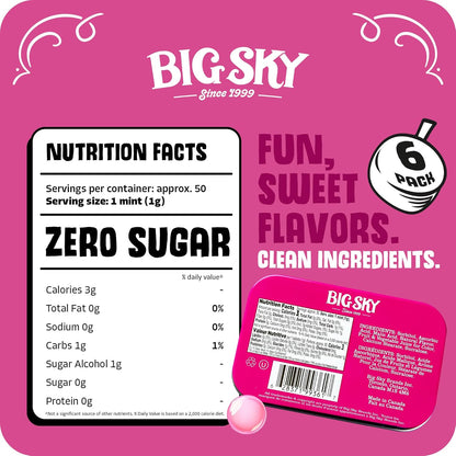 Big Sky Mints Bubble Gum - 50g