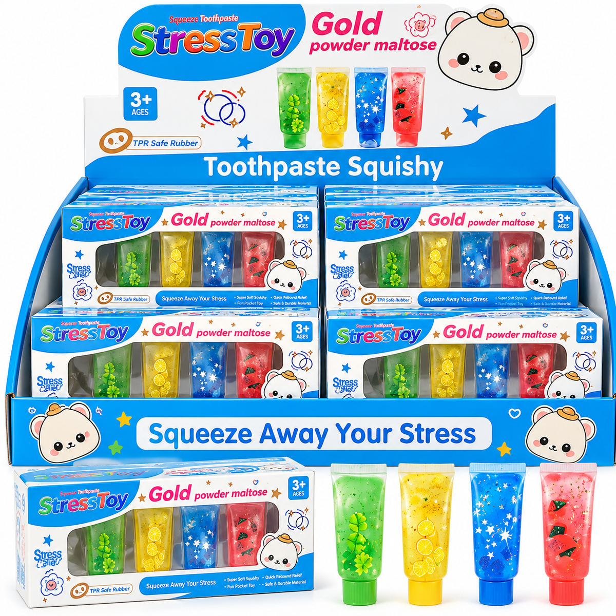 Toothpaste Squishy Stress Toy