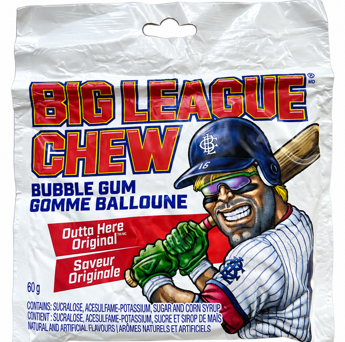 Big League Chew Bubble Gum-Outta Here Original