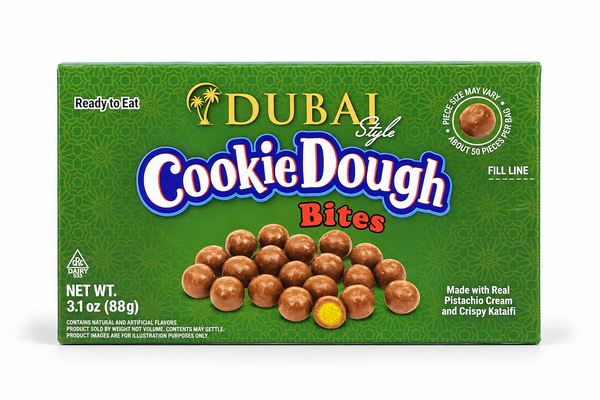 Dubai Style Cookie Dough Bites Theatre Box - 3.1oz