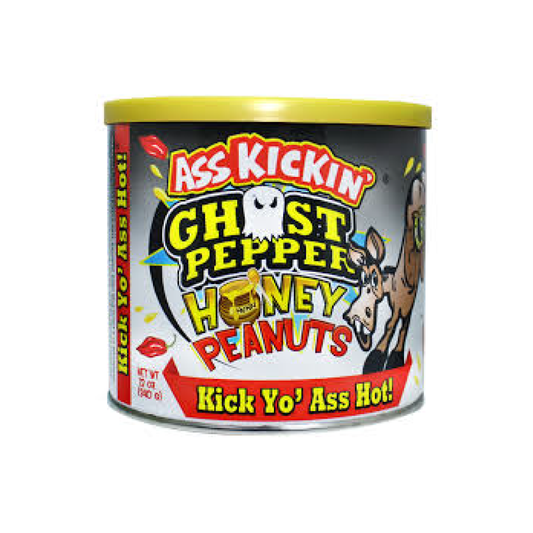 Ass Kickin Ghost Pepper Honey Peanuts - 119g