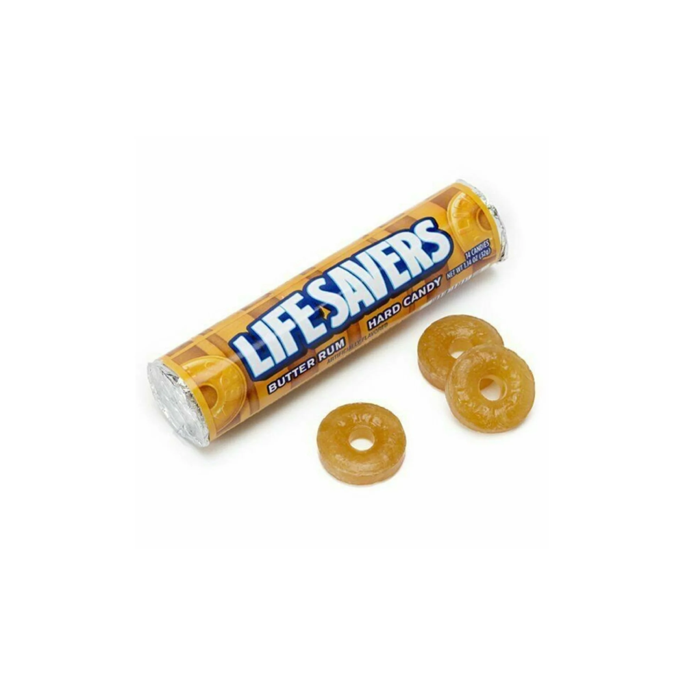 Lifesavers Rolls Butter Rum - 32g