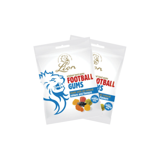 Lion Football Hard Licorice Gums - 150g