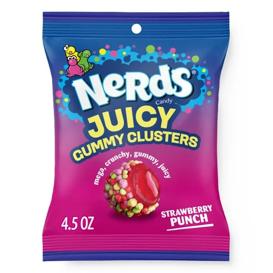 Nerds Juicy Gummy Clusters Strawberry Punch - 127g