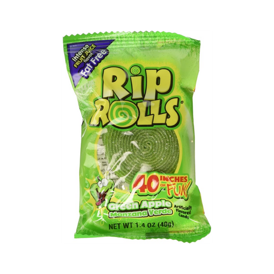 Rip Rolls Green Apple - 40g